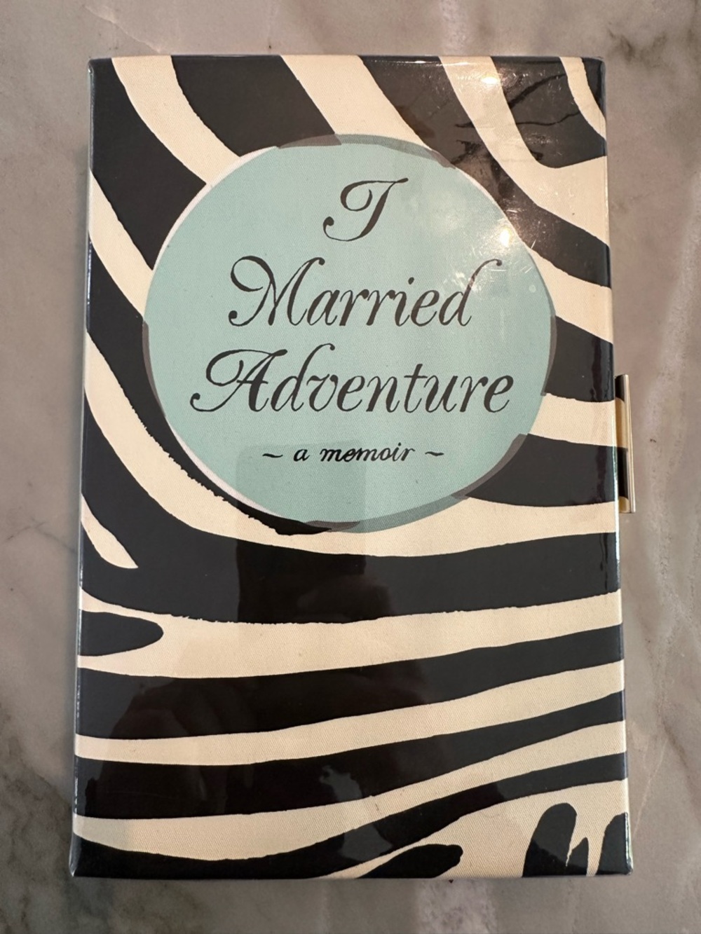 kate spade I Married Adventure book clutch, number 5 in the collection